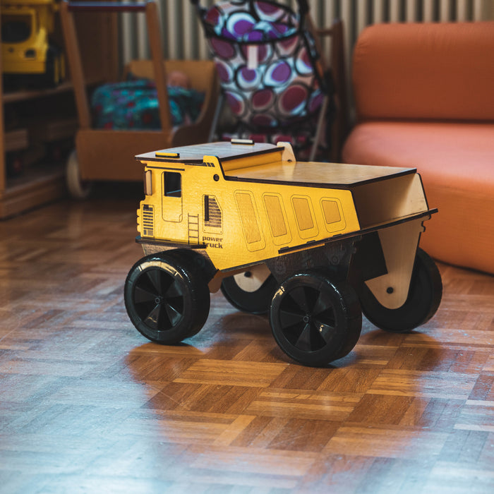 Mamatoyz BamBam Holz-Laster – 2-in-1 Spielzeug & Aufbewahrungsbox ab 3 Jahren