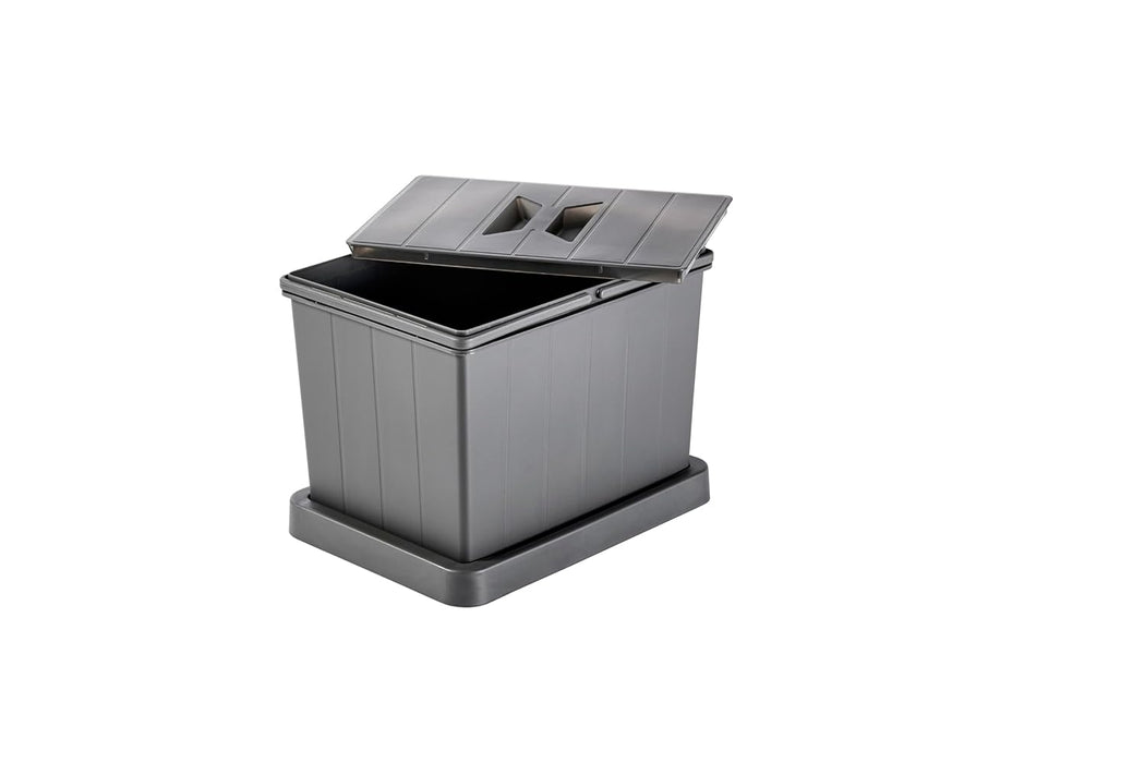 Müllomatic MODUL 1 – modularer Mülleimer für Schubladen, 16 L, 298 mm hoch, Anthrazit