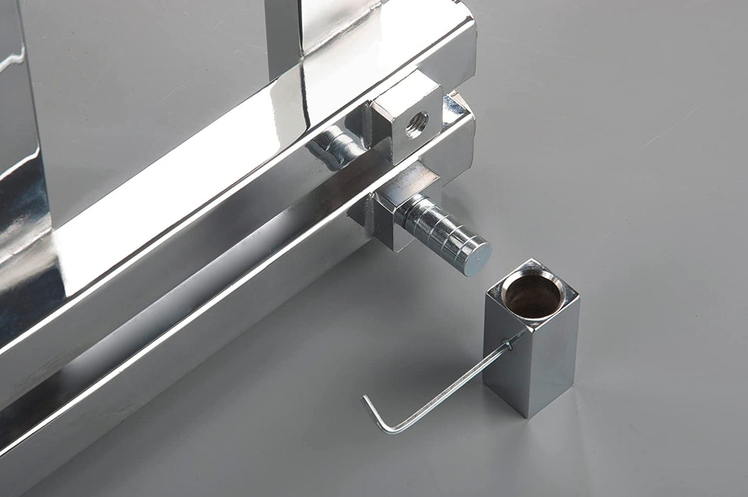 ROSY Badheizkörper mit Mittelanschluss – verchromt, modernes Design