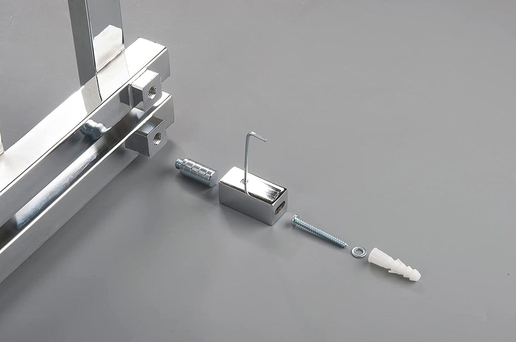 ROSY Badheizkörper mit Mittelanschluss – verchromt, modernes Design