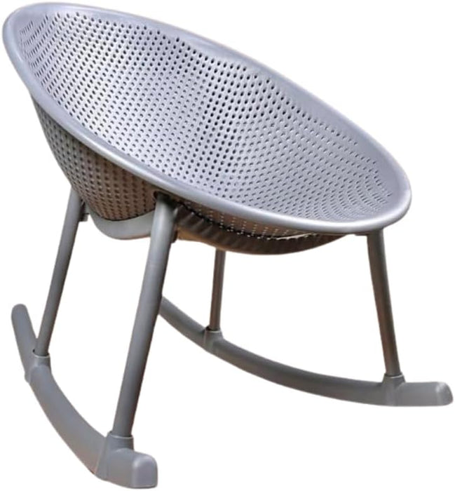 Schaukelstuhl im skandinavischen Design – wetterfest & ergonomisch für Garten, Terrasse & Balkon