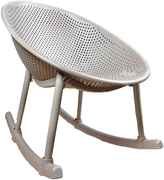 Schaukelstuhl im skandinavischen Design – wetterfest & ergonomisch für Garten, Terrasse & Balkon