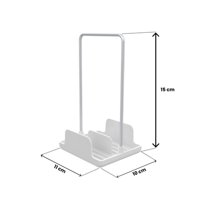 Küchen-Organizer Set 3-teilig – Abtropfgestell, Löffelablage & Schwammhalter, rostfrei, 33×43×15 cm